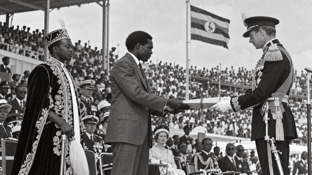 Fakta Uganda Merdeka 9 Oktober 1962 lewat Perundingan, Bukan Perang 2 Naskah resmi Uganda Independence Act 1962 dari Parlemen Inggris tersimpan di meja arsip sejarah diplomatik.
